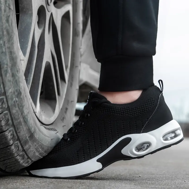 Large size 50 air cushion Safety Shoes Men Casual lightweight Protection Shoes Puncture-Proof Work Sneakers Steel toe shoes Men
