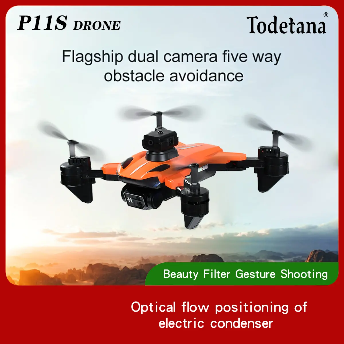 Professional Grade P11s UAV 5G Enables 8K Image Quality HD Aerial Photography 5000M Ultra Remote Control Long Endurance