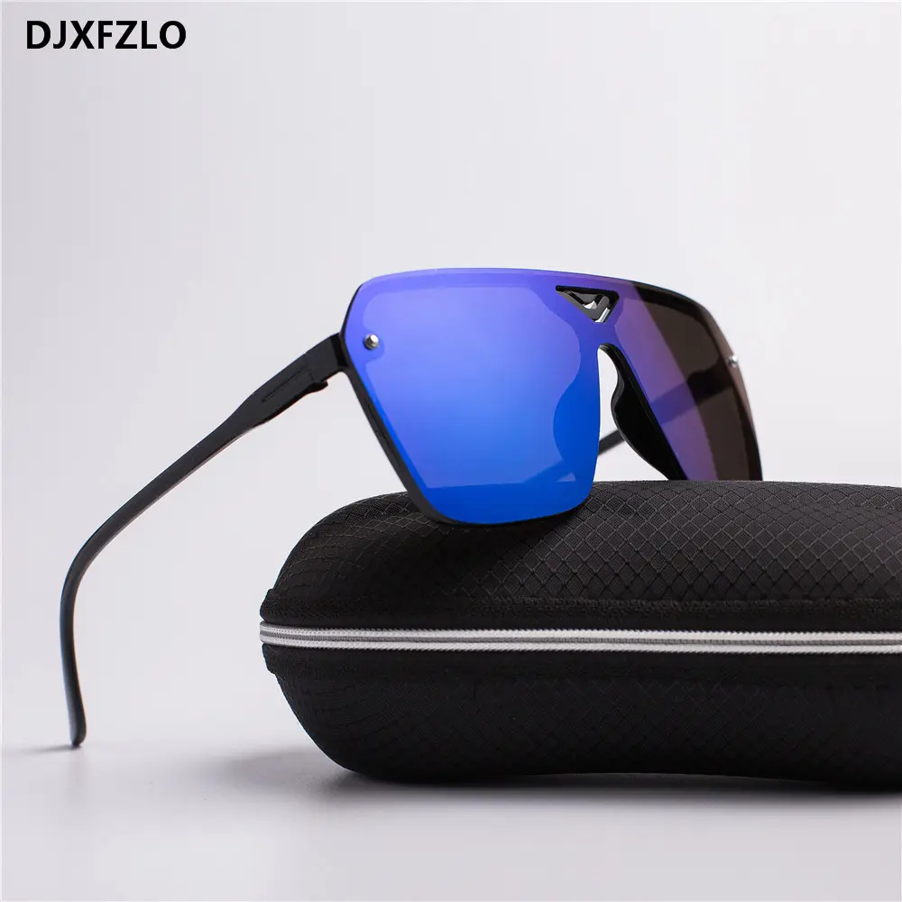New Goggle Plastic Male Driving Sports Men Dazzling Sunglasses Men Brand Designer Trendy Retro Sun Glasses oculos de sol