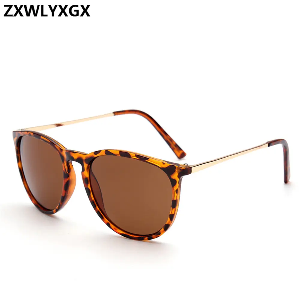 Retro Male Round Sunglasses Women Men Brand Designer Sun Glasses For Lady Alloy Mirror  Oculos De Sol