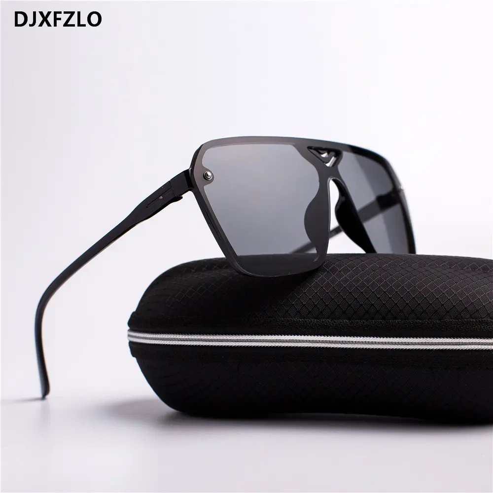 New Goggle Plastic Male Driving Sports Men Dazzling Sunglasses Men Brand Designer Trendy Retro Sun Glasses oculos de sol