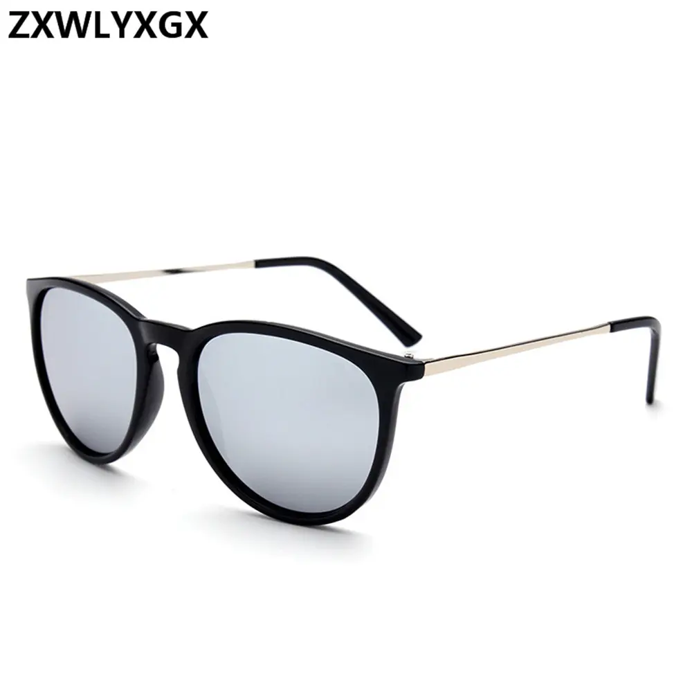 Retro Male Round Sunglasses Women Men Brand Designer Sun Glasses For Lady Alloy Mirror  Oculos De Sol