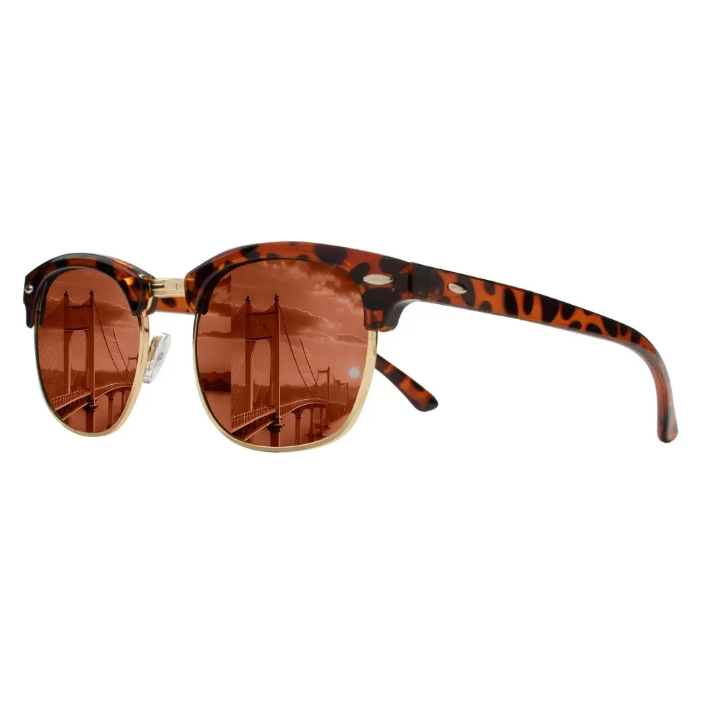 Classic Polarized Brand Designer Sunglasses Men Women Retro  High Quality Sun Glasses Rivet Female Male Fashion Mirror Sunglass