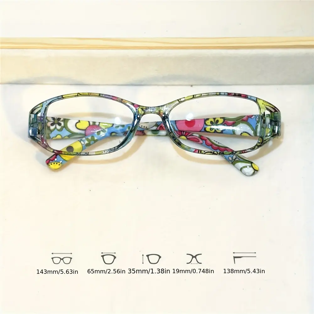 2PCS   Reading Glasses Lightweight Anti Eyestrain Fashion Computer Presbyopic Glasses For Women Men