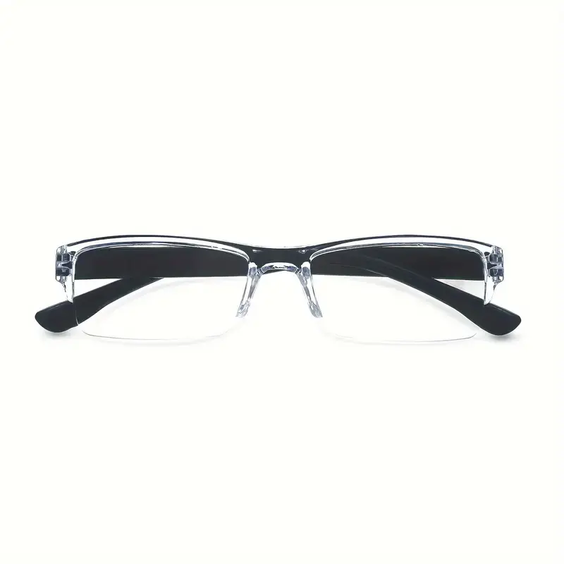 3pcs Reading Glasses Ultra-Light HD Reading Glasses for Men & Women - Stylish Square Frame, Portable Design, Adjustable
