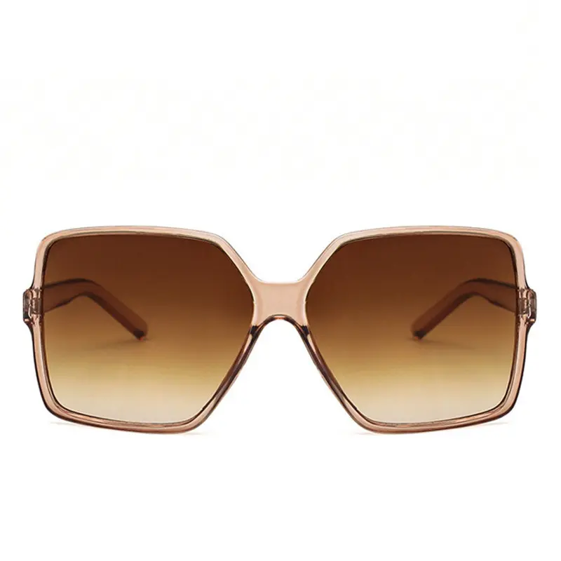 Brand Designer Fashion Oversized Sunglasses Women Plastic Female Big Frame Gradient Sun Glasses UV400 gafas de sol mujer