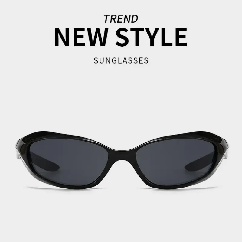 Y2K Punk Sports Sunglasses For Men Women Future Sense Integrated Sun Glasses Brand Designer Vintage Shades UV400 Fashion Goggle