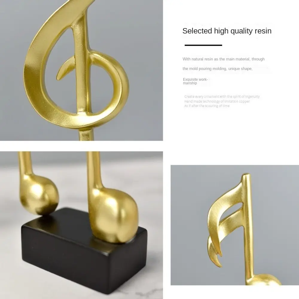 Music Golden Award Trophy Singing Competition Craft Souvenirs Small Prize Cup Resin Piano Ornaments Winner Award Trophy Toy