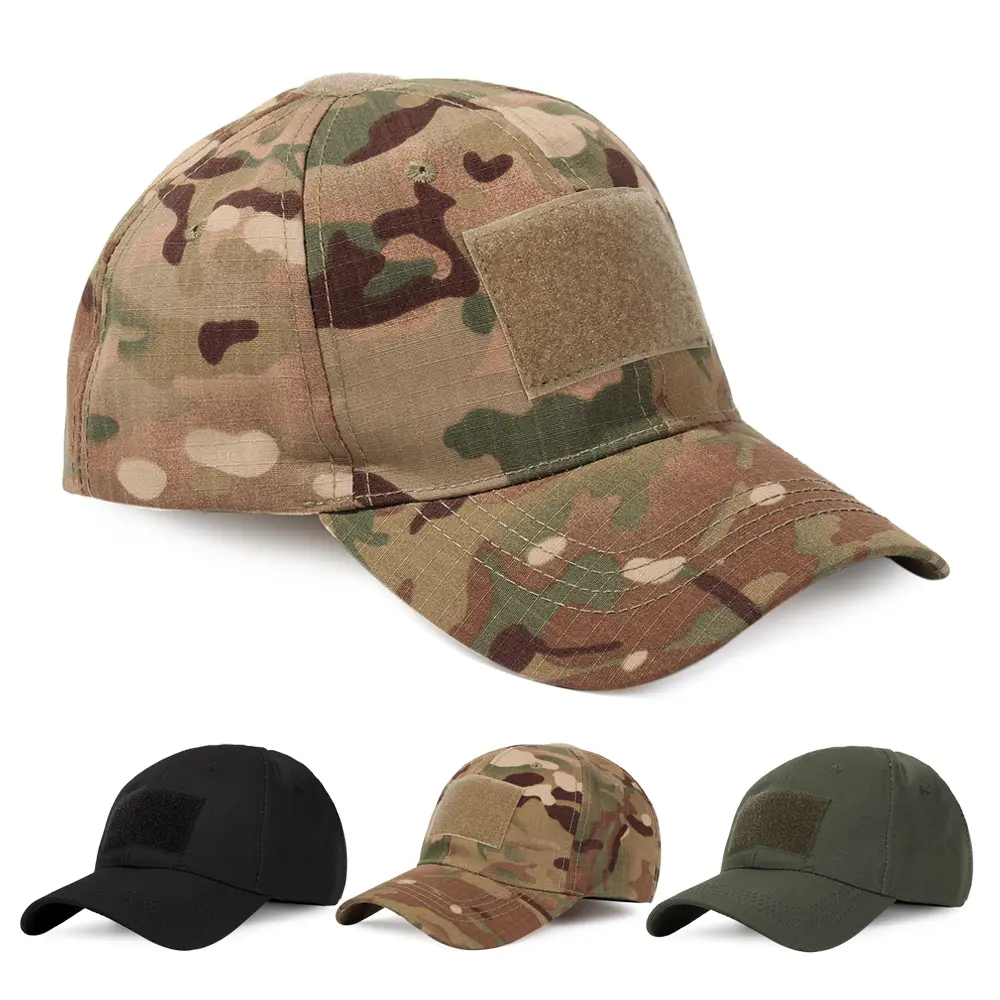 Unisex Classic Baseball Cap American Flag Embroidery Hat Patches Outdoor Summer Sports Hat Cap Combat Caps
