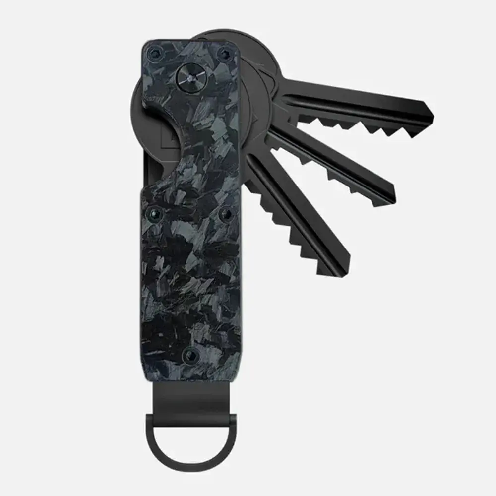 Smart Metal Key Organizer with Screwdriver Minimalist Key Case Holder Holds 2-6 Keys Keys Fob for Keys Less Than 6.2cm