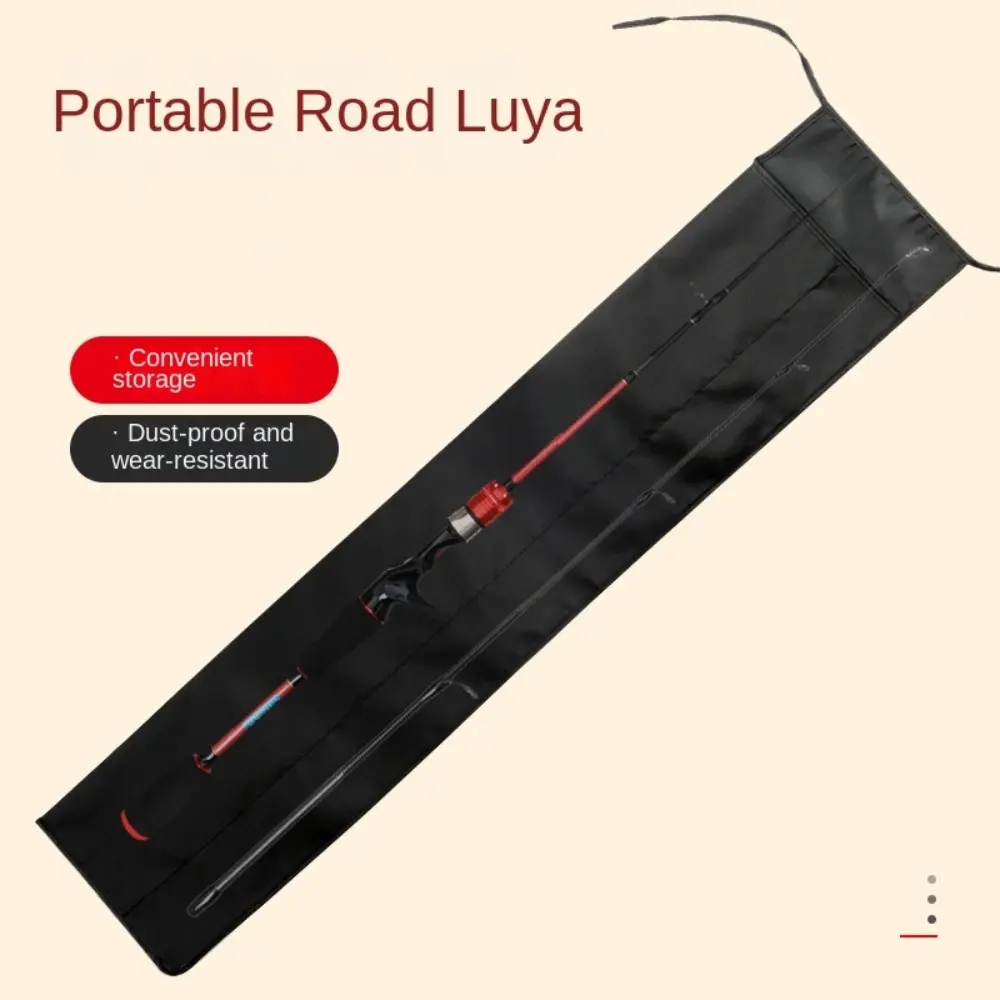 3/5PCS Fishing Rod Bag Wear Resistant Soft Thicken Storage Case Protective Bags Rod Sleeve 80/100/140cm Lure Fishing Tackle