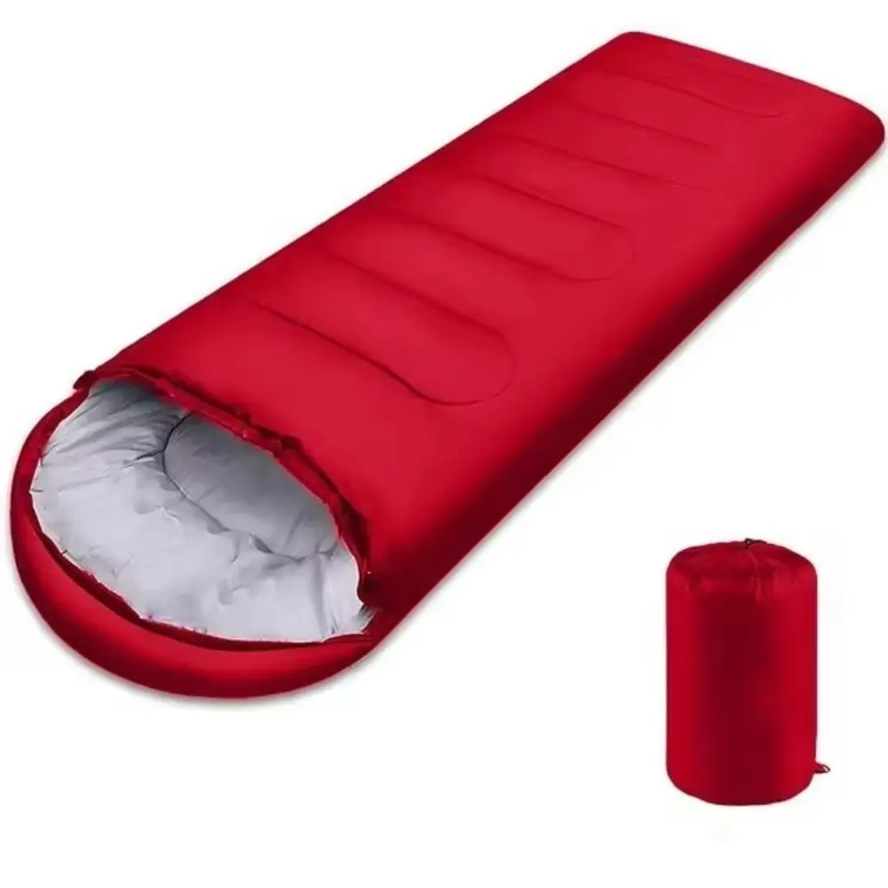 Camping Sleeping Bag Lightweight 4 Season Warm Envelope Backpacking Outdoor Mummy Cotton Winter Sleeping Bag Camp Sleeping Gears