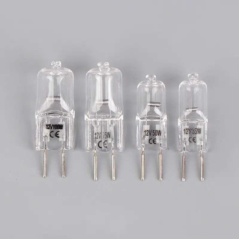 1pcs 12V G6.35 35W 50W 75W 100W Halogen Lamp Beads Suitable For Aromatherapy Lamp Crystal Lamp Projector 2pin Bulb