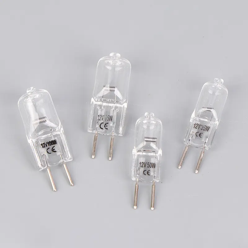 1pcs 12V G6.35 35W 50W 75W 100W Halogen Lamp Beads Suitable For Aromatherapy Lamp Crystal Lamp Projector 2pin Bulb