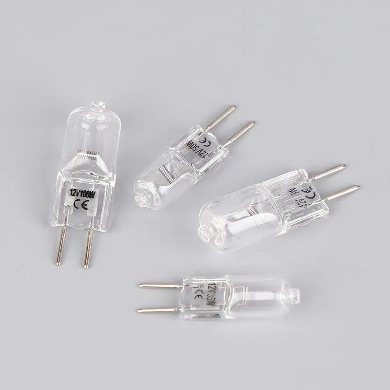 1pcs 12V G6.35 35W 50W 75W 100W Halogen Lamp Beads Suitable For Aromatherapy Lamp Crystal Lamp Projector 2pin Bulb