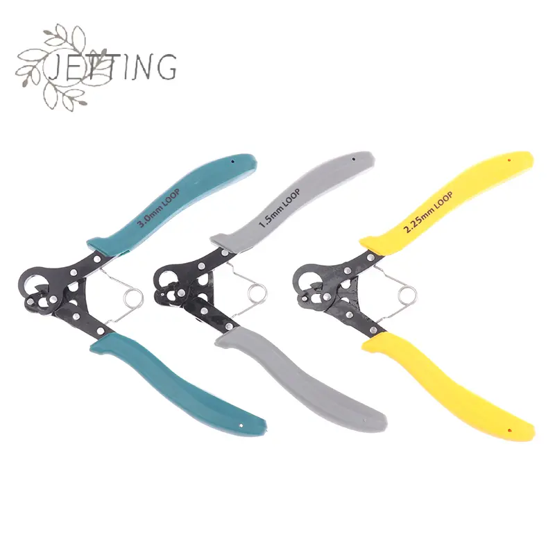 1.5/2.25/3mm Wire Rolling Plier Set For Wire Winding Bending Repair Making Tool Round Nose Pliers For Wire Ring Wrapping
