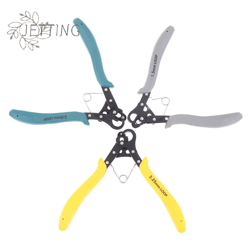 1.5/2.25/3mm Wire Rolling Plier Set For Wire Winding Bending Repair Making Tool Round Nose Pliers For Wire Ring Wrapping