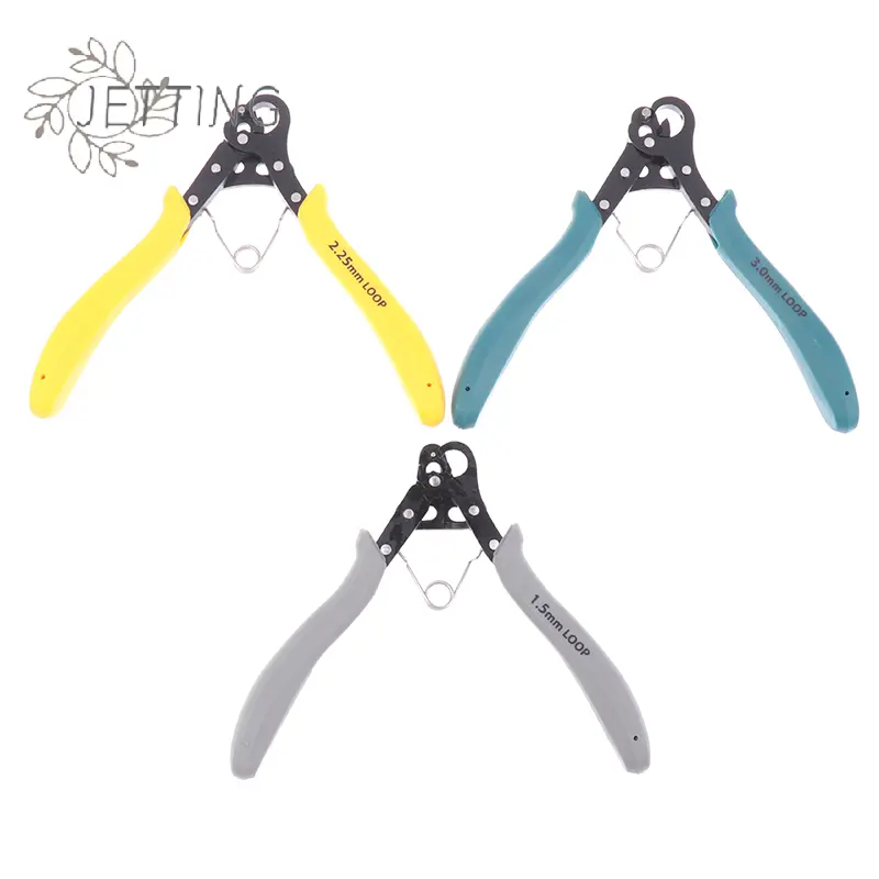 1.5/2.25/3mm Wire Rolling Plier Set For Wire Winding Bending Repair Making Tool Round Nose Pliers For Wire Ring Wrapping