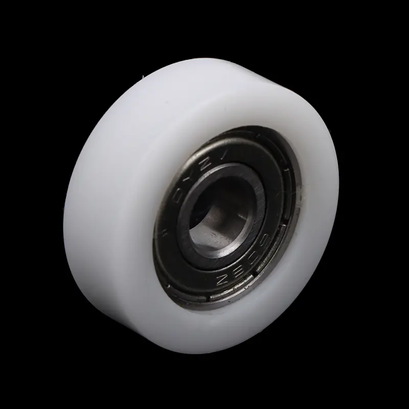 1PC 608 8*30*10mm Injection Molded Nylon Coated Bearing Wheel Bearing Roller Wheel Track Rail Pulley Door Window Track Pulley