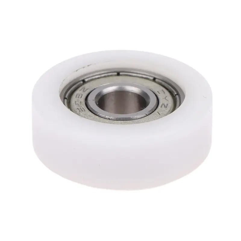 1PC 608 8*30*10mm Injection Molded Nylon Coated Bearing Wheel Bearing Roller Wheel Track Rail Pulley Door Window Track Pulley