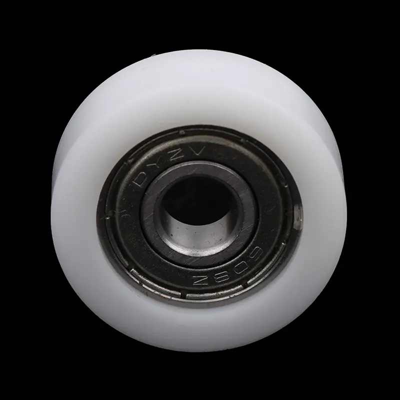 1PC 608 8*30*10mm Injection Molded Nylon Coated Bearing Wheel Bearing Roller Wheel Track Rail Pulley Door Window Track Pulley