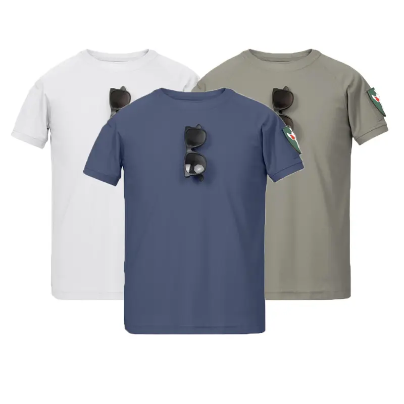 Men Summer Quick Dry Tees Tactical Combat T-shirt Male Camping Hiking Trekking Breathable Pullover Climbing Casual Cargo TShirts