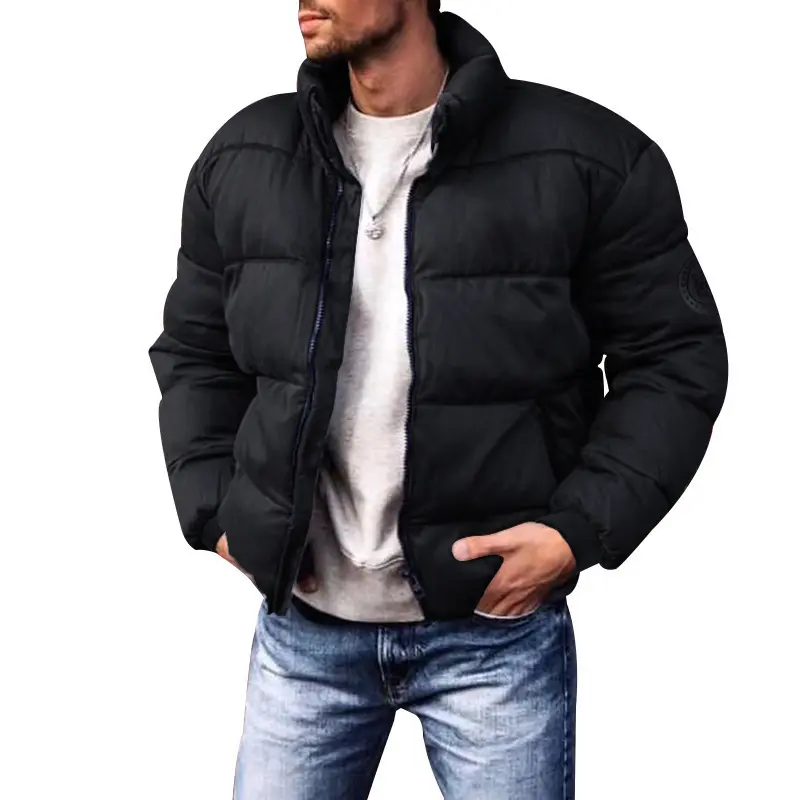 2024 Winter New Men's Cotton Jacket, Daily Casual Windproof and Cold Proof Warm Cotton Clothing