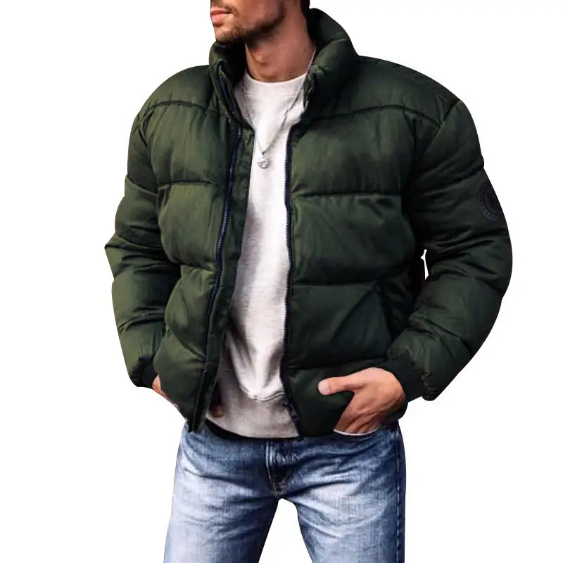 2024 Winter New Men's Cotton Jacket, Daily Casual Windproof and Cold Proof Warm Cotton Clothing