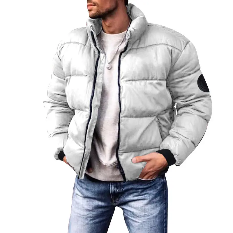 2024 Winter New Men's Cotton Jacket, Daily Casual Windproof and Cold Proof Warm Cotton Clothing