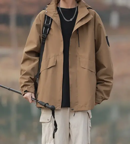 Men's Spring and Autumn Fashion Classic Comfortable Anti Wrinkle Trend Outdoor Casual Stormtrooper Jacket Coat