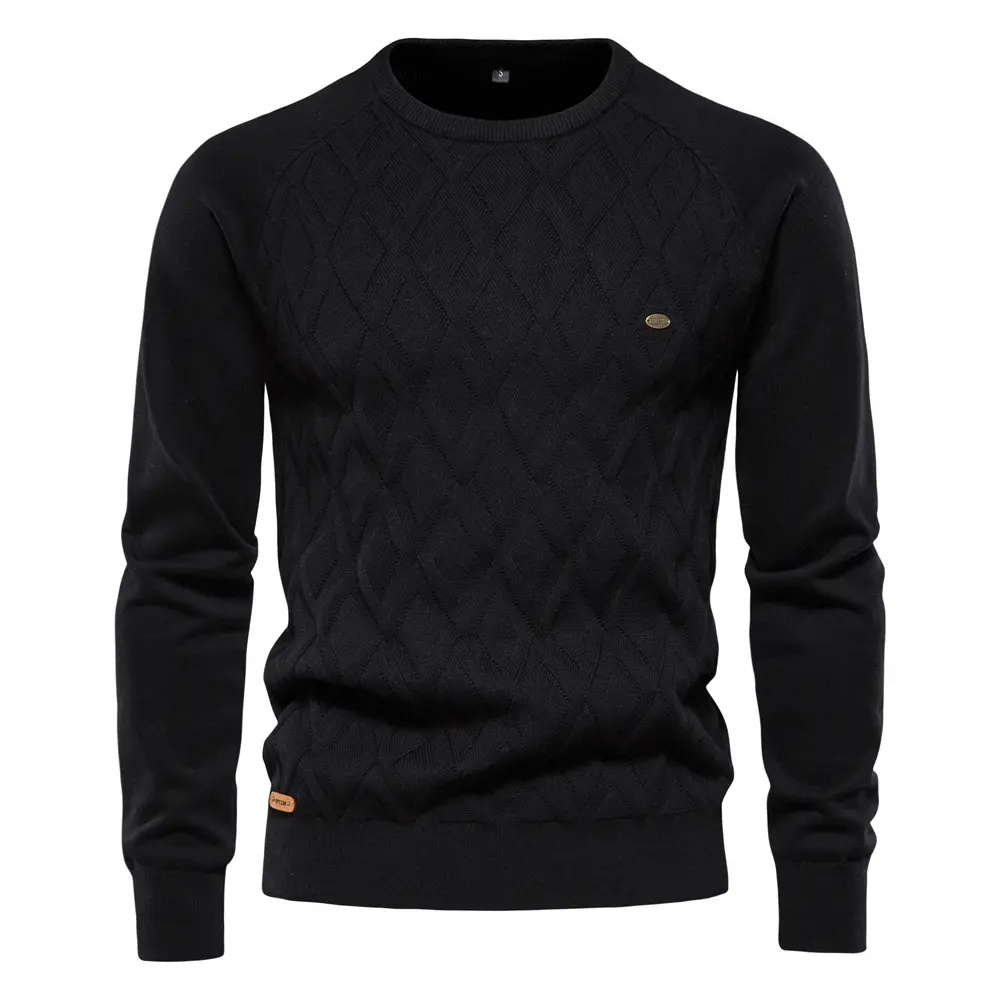 2025 Spring and Autumn New Men's Pure Cotton Hoodie Fashion Casual Solid Color Sports Shirt