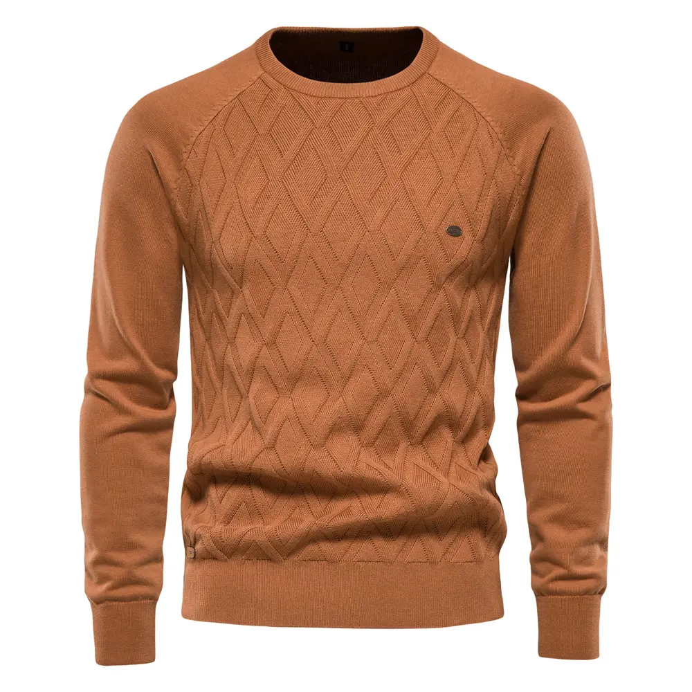 2025 Spring and Autumn New Men's Pure Cotton Hoodie Fashion Casual Solid Color Sports Shirt