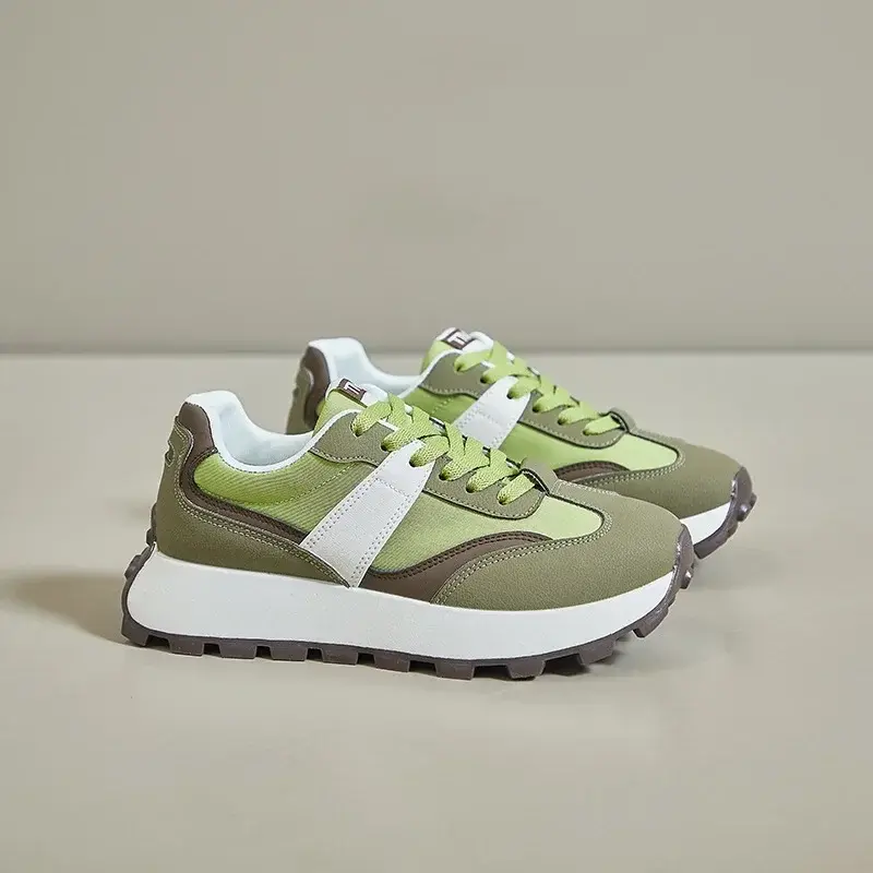 Women's Spring Sneakers Height Increasing AG Mess Shoes New Arrival Shoes Women Zapatillas 2025 Casual Running Sport Shoes