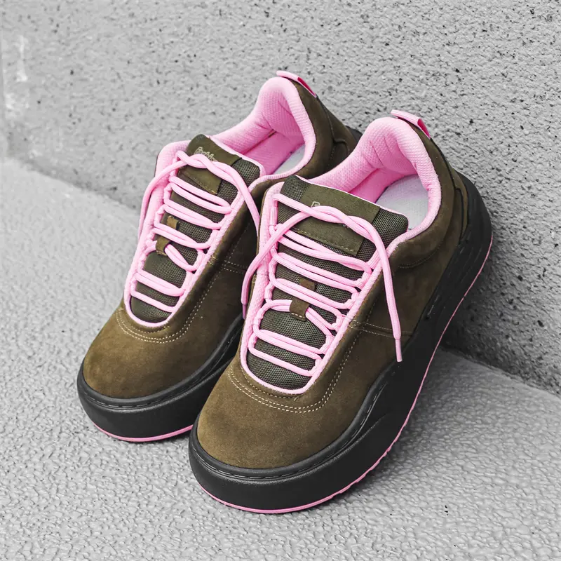 Trendy Men's Shoes Autumn Winter 2025 New Casual Sporty Versatile Bread Shoes Polyester Sole Comfortable Men's Footwear