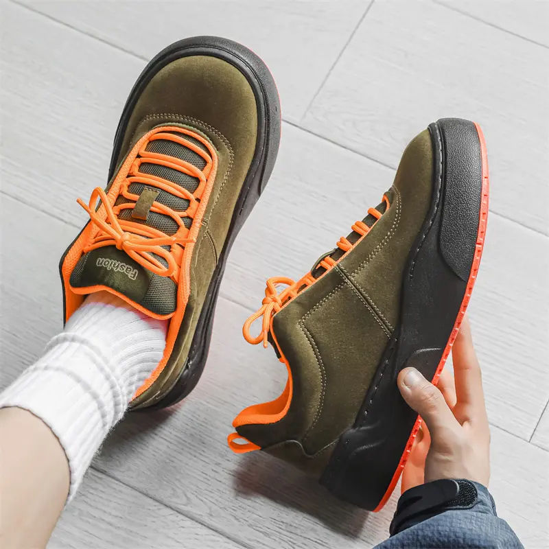 Trendy Men's Shoes Autumn Winter 2025 New Casual Sporty Versatile Bread Shoes Polyester Sole Comfortable Men's Footwear