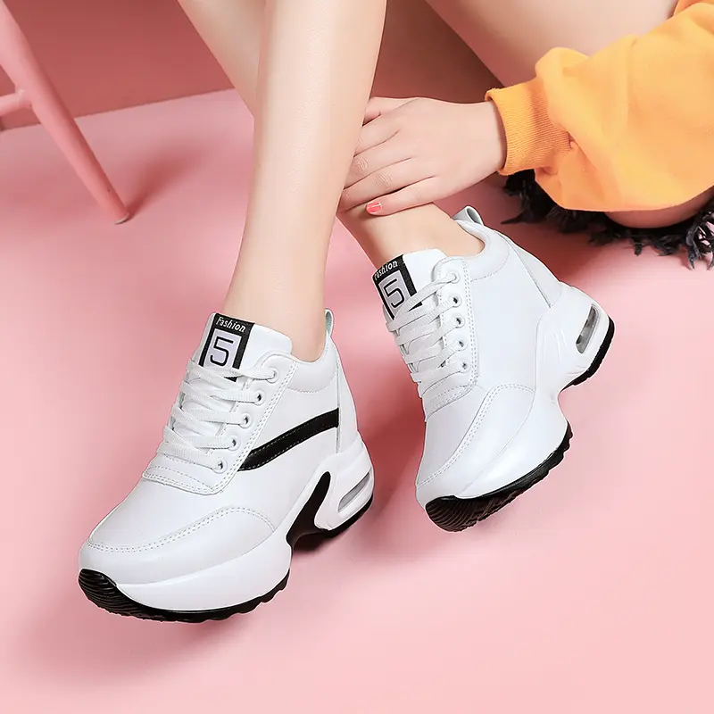 Women Sneakers Breathable Mesh Shoes 2025 Fashion Platform Casual Running Shoes for Women Wedges Vulcanized Shoe Chaussure Femme