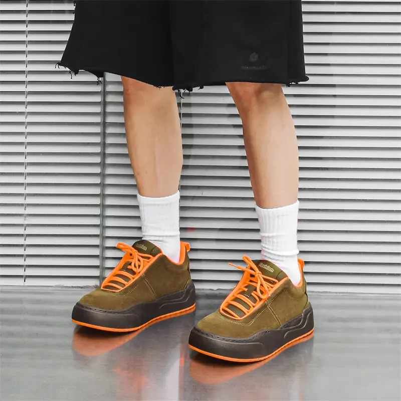 Trendy Men's Shoes Autumn Winter 2025 New Casual Sporty Versatile Bread Shoes Polyester Sole Comfortable Men's Footwear