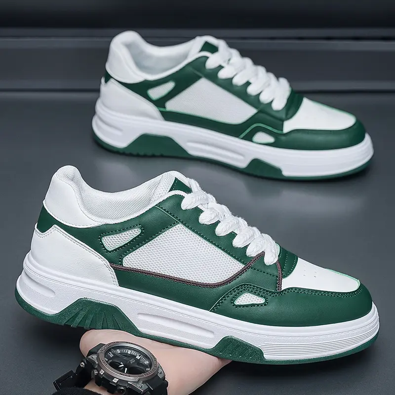 Mens Vulcanized Shoes Tennis Sneakers Walking Footwear 2025 Fashion Men Casual Platform Sneakes Lace Up Trainers Student Sneaker