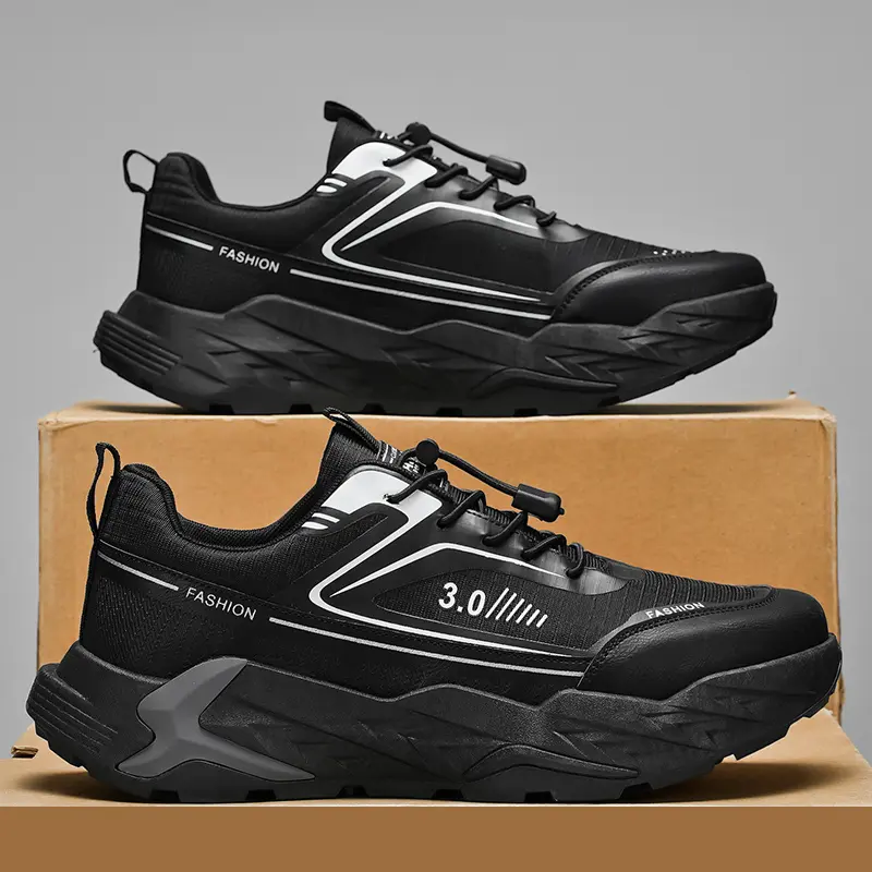 2025 New Men Hiking Shoes Outdoor Camping Resistant Non Slip Sneakers Male Casual Lightweight Lace-Up Walking Shoes кроссовки