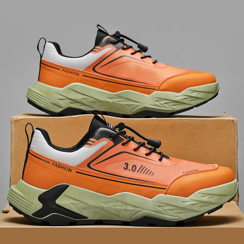 2025 New Men Hiking Shoes Outdoor Camping Resistant Non Slip Sneakers Male Casual Lightweight Lace-Up Walking Shoes кроссовки