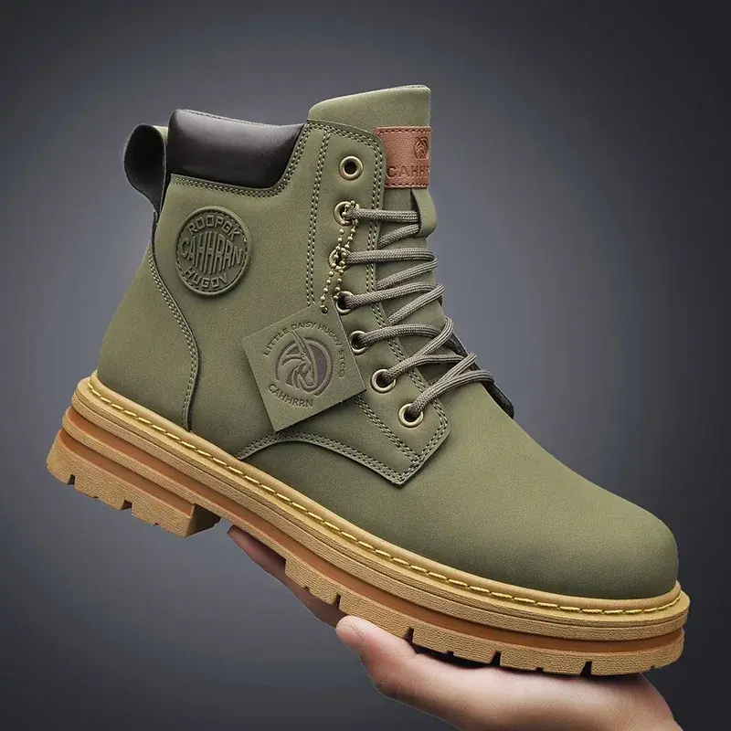Classic Design Walking Women Boots for Men Outdoor Boots Luxury Brands Men's Ankle Boots Winter New High Top Casual Shoes