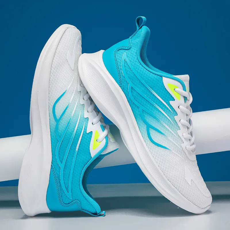 Men's Breathable Sports Shoes Mesh Casual Fashion Versatile Trendy Men's Shoes Summer Running Shoes Suitable for Outdoor Sports