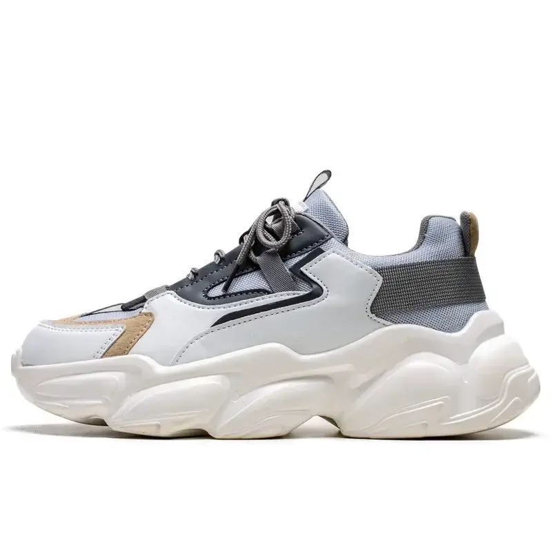Platform Men's Sports Shoes Luxury Casual Running Shoe Thick Sole Vulcanized Shoes for Men Designer Sneakers Tenis Masculino2025
