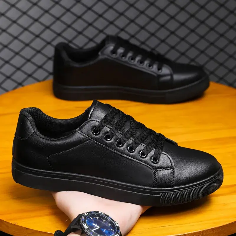 Men's Sneakers Classic Leather Casual Shoes Outdoor Sports Running Shoes for Men Light Walking Flats Luxury Tenis Shoes2025