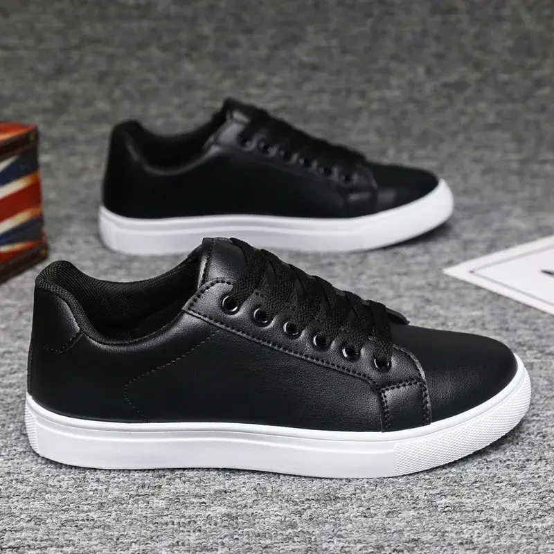Men's Sneakers Classic Leather Casual Shoes Outdoor Sports Running Shoes for Men Light Walking Flats Luxury Tenis Shoes2025