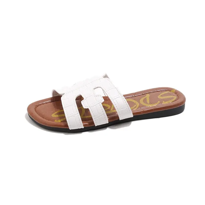 2025 Sandals for Girls Summer New Fashion Korean Style Soft Bottom Anti-slippery Versatile Chic Roman Open-toe Simple Beach Shoe