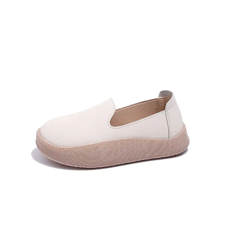 Classic Charm and Minimalist Versatility Children Loafers Slip on Chunky Sneakers for Kids Girl Comfort Boys Casual Shoes G08212