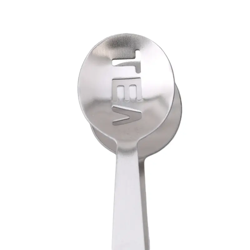Stainless Steel Tea Bag Clip Tongs Teabag Squeezer Strainer Holder Grip Spoon Mini Tea Leaf Anti-hot Clamp