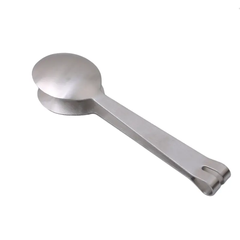 Stainless Steel Tea Bag Clip Tongs Teabag Squeezer Strainer Holder Grip Spoon Mini Tea Leaf Anti-hot Clamp
