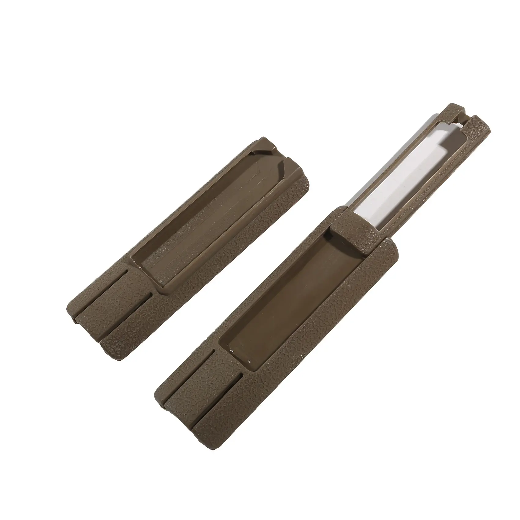 2Pcs Flashlight Wire Control Mouse Tail Switch Card Slot Guide Rail Installation Fixed Outdoor Guide Tail Card Slot Accessories
